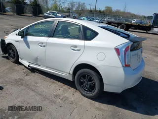 2012 Toyota Prius One with VIN JTDKN3DU3C5459734, listed as a IAAI auction lot 41930505 with 165,000 mi miles. Bid and sale history available at carsss.com. Image 3.
