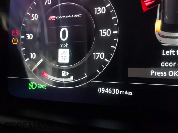 2018 Land Rover Range Rover Velar R-Dynamic HSE with VIN SALYM2RV2JA734337, listed as a IAAI auction lot 41545012 with 94,630 mi miles and . Bid and sale history available at DreamBid. Image 15.