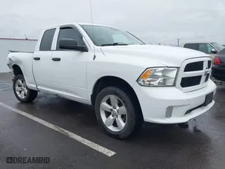 2013 Ram 1500 Tradesman with VIN 1C6RR7FT0DS596381, listed as a IAAI auction lot 41466908 with 255,742 mi miles. Bid and sale history available at carsss.com. Image 1.