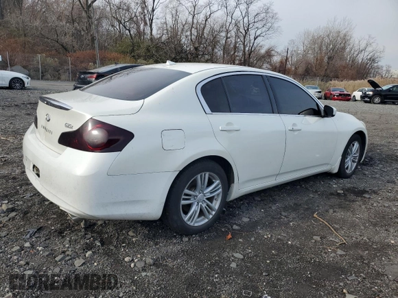 2011 Infiniti G25 Sedan x with VIN JN1DV6ARXBM451664, listed as a Copart auction lot 83457754 with 0 mi miles and Clean Title. Bid and sale history available at carsss.com. Image 3.