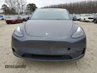 2022 Tesla Model Y Long Range with VIN 7SAYGAEE6NF523835, listed as a Copart auction lot 47874565 with Not Provided miles and Salvage Title. Bid and sale history available at DreamBid. Image 5.