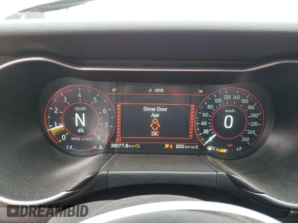 2022 Ford Mustang GT с VIN 1FA6P8CF0N5118652, выставлен на аукционе Copart как лот 75289414 с пробегом 38 077 миль миль и Списание • Salvage title. История ставок и продаж доступна на DreamBid. Изображение 9.