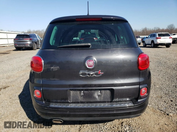 2014 FIAT 500L Lounge with VIN ZFBCFACH0EZ004946, listed as a Copart auction lot 49595515 with 98,669 mi miles and Salvage Title. Bid and sale history available at carsss.com. Image 6.