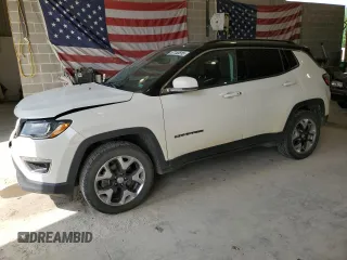 2019 Jeep Compass Limited with VIN 3C4NJDCBXKT656932, listed as a Copart auction lot 57153815 with 79,646 mi miles and Salvage title. Bid and sale history available at DreamBid. Image 1.