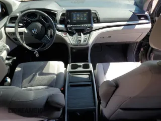 2019 Honda Odyssey EX with VIN 5FNRL6H58KB088138, listed as a Copart auction lot 59811345 with 75,559 mi miles and Salvage title. Bid and sale history available at DreamBid. Image 8.
