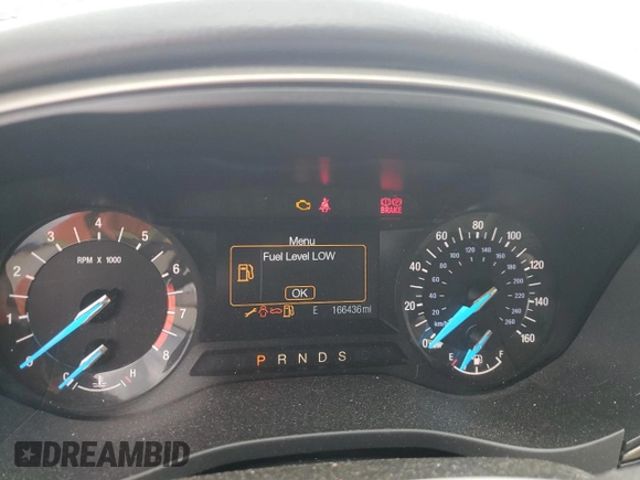 2013 Ford Fusion SE with VIN 3FA6P0H77DR348803, listed as a Copart auction lot 56864355 with 166,436 mi miles and Salvage title. Bid and sale history available at DreamBid. Image 9.