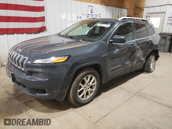 2018 Jeep Cherokee Latitude Plus z VIN 1C4PJMLX0JD582381, wystawiony jako Copart lot #59381715 z przebiegiem 120 004 mil mil oraz Szkoda całkowita • Salvage title. Historia ofert i sprzedaży dostępna na DreamBid. Obrazek 1.