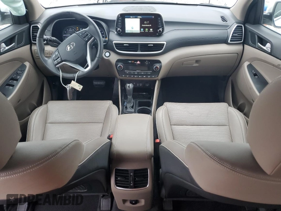 2021 Hyundai Tucson Ultimate with VIN KM8J33AL8MU371486, listed as a Copart auction lot 43250025 with 41,760 mi miles and Salvage title. Bid and sale history available at DreamBid. Image 8.