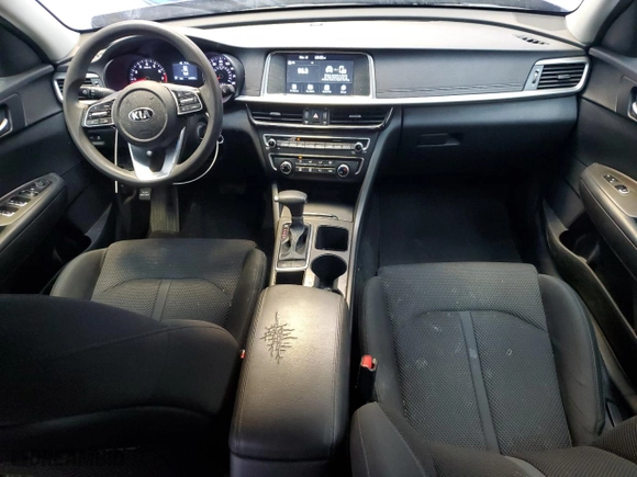 2019 Kia Optima LX with VIN 5XXGT4L34KG325562, listed as a Copart auction lot 46600864 with 104,262 mi miles and Clean Title. Bid and sale history available at carsss.com. Image 8.