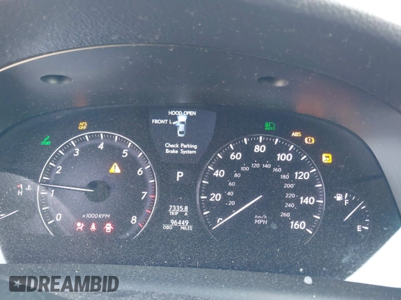 2012 Lexus LS 460 L with VIN JTHGL5EF4C5045481, listed as a IAAI auction lot 41814937 with 96,449 mi miles and . Bid and sale history available at DreamBid. Image 7.
