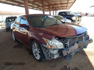 2013 Nissan Maxima 3.5 SV w/Sport Pkg with VIN 1N4AA5AP2DC822898, listed as a IAAI auction lot 41992491 with 152,328 mi miles. Bid and sale history available at carsss.com. Image 1.