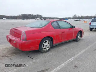 2005 Chevrolet Monte Carlo LS with VIN 2G1WW12E959167244, listed as a IAAI auction lot 41988348 with 1 mi miles. Bid and sale history available at carsss.com. Image 4.