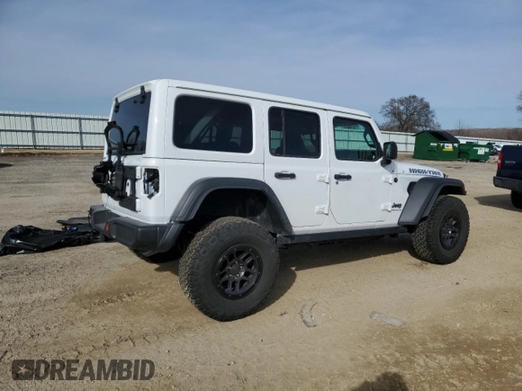 2023 Jeep Wrangler Sport S with VIN 1C4HJXDGXPW665818, listed as a Copart auction lot 48357105 with 9,803 mi miles and Clean Title. Bid and sale history available at DreamBid. Image 3.