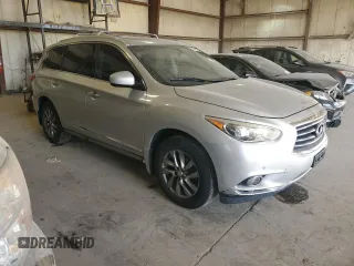 2013 Infiniti JX35 with VIN 5N1AL0MM3DC329297, listed as a Copart auction lot 74493194 with 144,639 mi miles and Salvage Title. Bid and sale history available at carsss.com. Image 4.