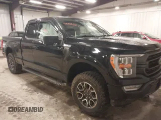 2021 Ford F-150 XL with VIN 1FTEX1EP3MFA35907, listed as a IAAI auction lot 42336527 with 54,872 mi miles and . Bid and sale history available at DreamBid. Image 1.