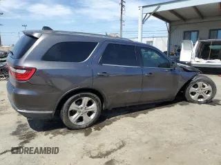 2015 Dodge Durango Limited z VIN 1C4RDJDG9FC240552, wystawiony jako Copart lot #58221145 z przebiegiem 121 882 mil mil oraz Szkoda całkowita • Salvage title. Historia ofert i sprzedaży dostępna na DreamBid. Obrazek 3.