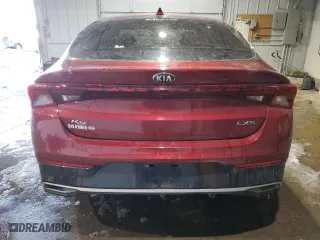 2021 Kia K5 LXS with VIN 5XXG14J27MG076614, listed as a Copart auction lot 43198955 with 85,764 mi miles and Salvage Title. Bid and sale history available at carsss.com. Image 6.
