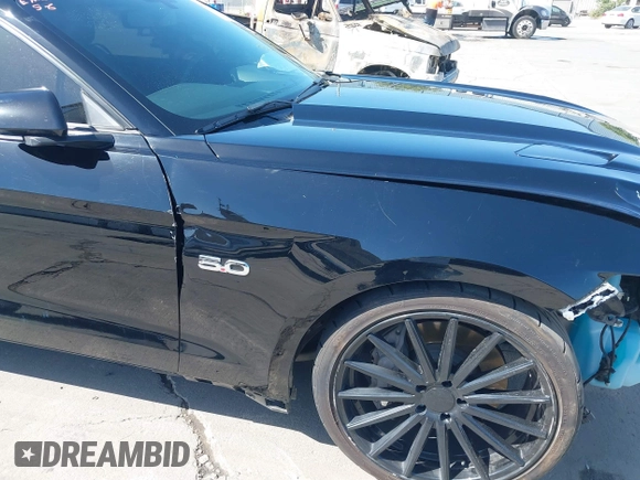 2015 Ford Mustang GT with VIN 1FA6P8CF8F5355875, listed as a IAAI auction lot 42146274 with 48,471 mi miles and . Bid and sale history available at carsss.com. Image 18.