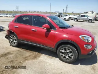 2016 FIAT 500X Trekking with VIN ZFBCFYCT3GP339520, listed as a Copart auction lot 57716325 with Not provided miles and Salvage title. Bid and sale history available at DreamBid. Image 4.