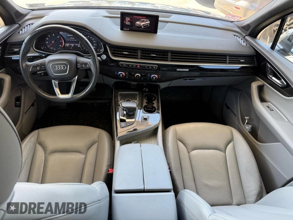 2017 Audi Q7 Premium Plus with VIN WA1LAAF77HD019521, listed as a Copart auction lot 54964215 with 115,978 mi miles and Clean Title. Bid and sale history available at carsss.com. Image 9.