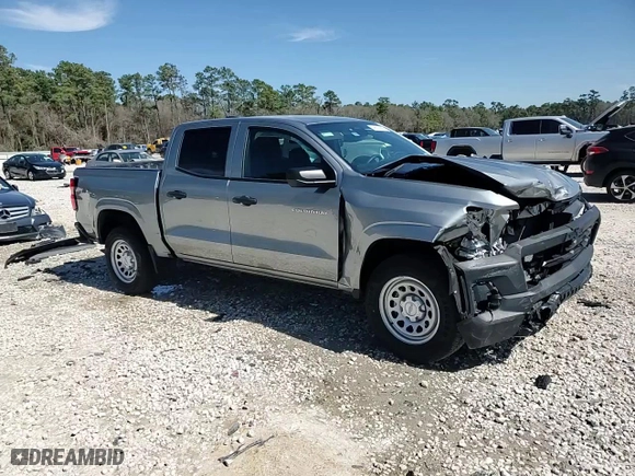 2024 Chevrolet Colorado 2WD Work Truck with VIN 1GCGSBECXR1292951, listed as a Copart auction lot 46615655 with 7,351 mi miles and Salvage Title. Bid and sale history available at carsss.com. Image 14.