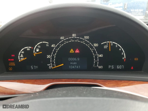 2006 Mercedes-Benz S-Class 3.7L with VIN WDBNF67J86A479131, listed as a Copart auction lot 88977915 with 104,741 mi miles and Clean Title. Bid and sale history available at carsss.com. Image 9.