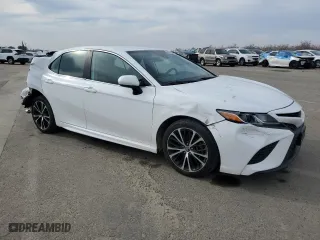 2020 Toyota Camry SE with VIN 4T1G11AK3LU942831, listed as a Copart auction lot 45449445 with 74,218 mi miles and Salvage Title. Bid and sale history available at carsss.com. Image 4.