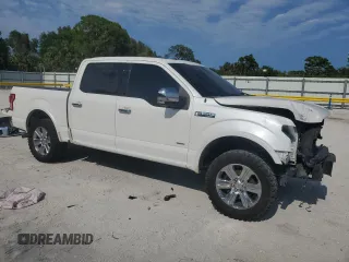 2015 Ford F-150 XL with VIN 1FTEW1CG5FFC86646, listed as a Copart auction lot 56131615 with 135,243 mi miles and Salvage title. Bid and sale history available at DreamBid. Image 4.