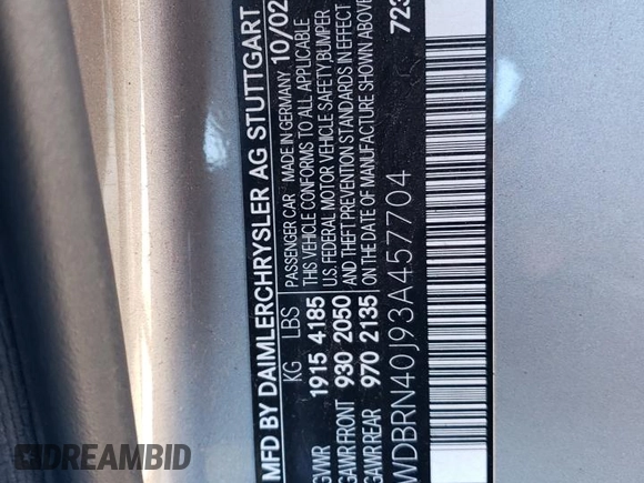 2003 Mercedes-Benz C 230 Kompressor z VIN WDBRN40J93A457704, wystawiony jako Copart lot #81744394 z przebiegiem 158 288 mil mil oraz Szkoda całkowita • Salvage title. Historia ofert i sprzedaży dostępna na DreamBid. Obrazek 13.