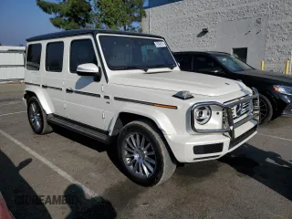 2020 Mercedes-Benz G 550 with VIN W1NYC6BJ2LX360541, listed as a Copart auction lot 79594513 with 37,393 mi miles and Salvage Title. Bid and sale history available at DreamBid. Image 4.