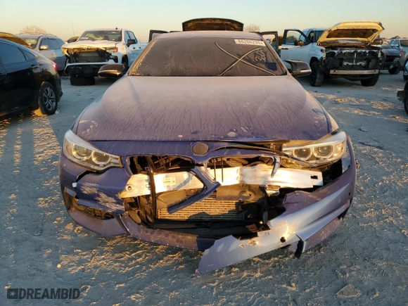 2016 BMW 4 Series 435i with VIN WBA4B1C56GG242878, listed as a Copart auction lot 88266235 with 109,488 mi miles and Salvage Title. Bid and sale history available at carsss.com. Image 5.