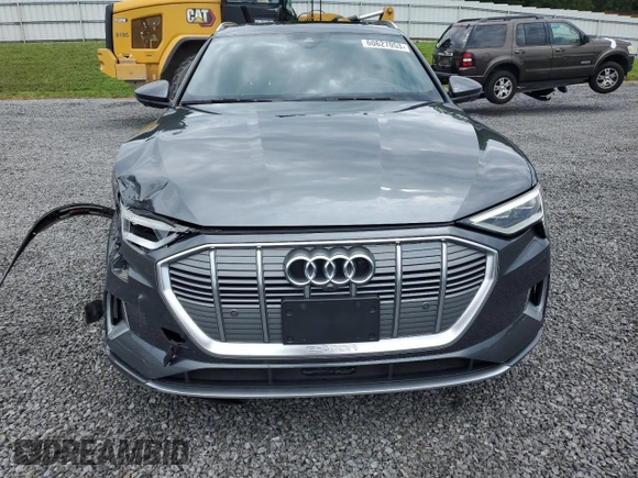 2019 Audi e-tron Prestige with VIN WA1VAAGE2KB005891, listed as a Copart auction lot 60627053 with 25,596 mi miles. Bid and sale history available at carsss.com. Image 5.