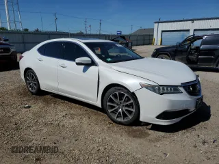 2015 Acura TLX V6 with VIN 19UUB2F38FA010790, listed as a Copart auction lot 58811015 with 73,973 mi miles and Salvage title. Bid and sale history available at DreamBid. Image 4.
