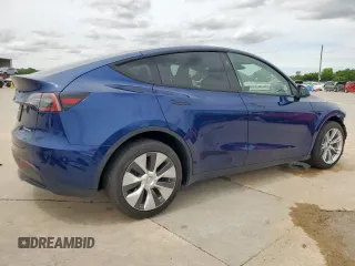 2024 Tesla Model Y Long Range with VIN 7SAYGDEE2RF986014, listed as a Copart auction lot 55791145 with 12,344 mi miles and Salvage title. Bid and sale history available at DreamBid. Image 3.