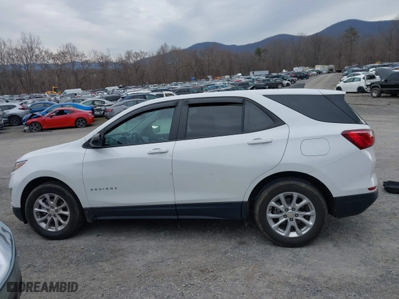 2021 Chevrolet Equinox LS with VIN 3GNAXHEV8MS135543, listed as a IAAI auction lot 41629456 with 43,482 mi miles. Bid and sale history available at carsss.com. Image 15.