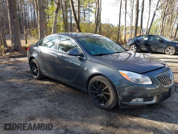 2011 Buick Regal CXL RL1 with VIN 2G4GN5EC5B9180662, listed as a IAAI auction lot 41601715 with 53,465 mi miles and . Bid and sale history available at DreamBid. Image 1.