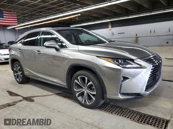 2019 Lexus RX with VIN 2T2BGMCA5KC039316, listed as a Copart auction lot 48419805 with 104,248 mi miles and Salvage Title. Bid and sale history available at carsss.com. Image 4.
