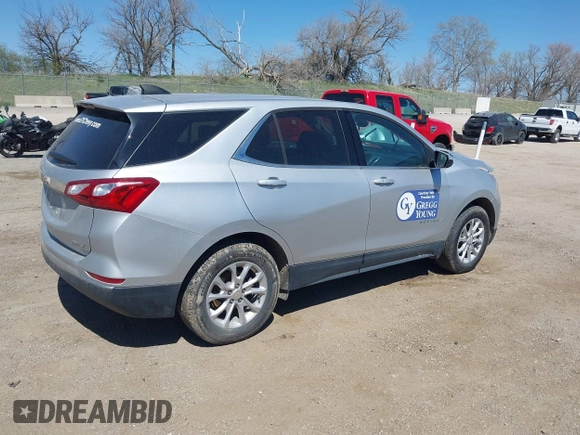 2020 Chevrolet Equinox LT with VIN 3GNAXUEV5LS533929, listed as a IAAI auction lot 41996159 with 46,466 mi miles and . Bid and sale history available at DreamBid. Image 4.