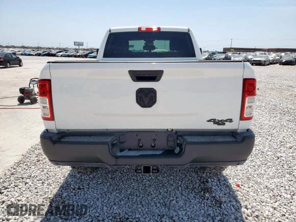 2024 Ram 2500 Tradesman with VIN 3C6TR5CJ9RG349436, listed as a Copart auction lot 52707775 with 3,662 mi miles and Salvage Title. Bid and sale history available at carsss.com. Image 6.