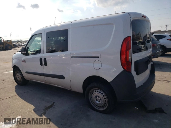 2018 Ram ProMaster City Cargo Tradesman with VIN ZFBERFAB1J6J34497, listed as a Copart auction lot 72412884 with 197,058 mi miles and Salvage Title. Bid and sale history available at DreamBid. Image 2.
