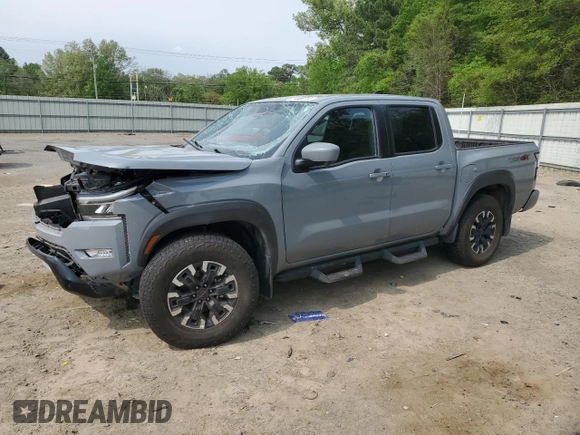 2022 Nissan Frontier Pro-4X z VIN 1N6ED1EK2NN694482, wystawiony jako Copart lot #51804515 z przebiegiem 32 288 mil mil oraz Szkoda całkowita • Salvage title. Historia ofert i sprzedaży dostępna na DreamBid. Obrazek 1.