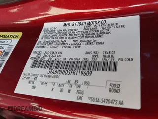 2015 Ford Fusion SE with VIN 3FA6P0HD5FR119609, listed as a IAAI auction lot 41892183 with 146,321 mi miles. Bid and sale history available at carsss.com. Image 9.