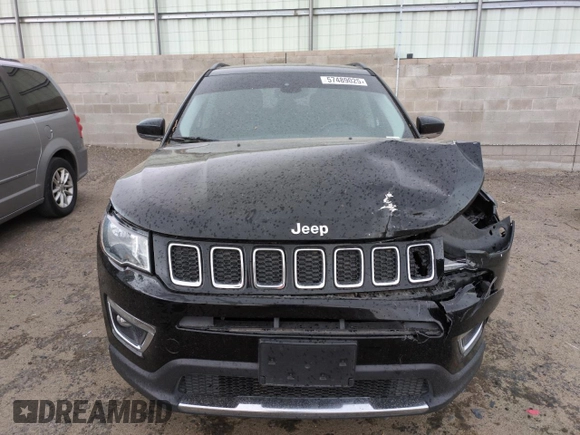 2018 Jeep Compass Limited с VIN 3C4NJCCBXJT205170, выставлен на аукционе Copart как лот 57489025 с пробегом 110 231 миль миль и Списание • Salvage title. История ставок и продаж доступна на DreamBid. Изображение 5.