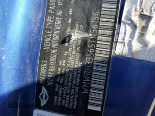 2005 MINI Convertible S z VIN WMWRH33565TK56154, wystawiony jako Copart lot #55860025 z przebiegiem 59 672 mil mil oraz Szkoda całkowita • Salvage title. Historia ofert i sprzedaży dostępna na DreamBid. Obrazek 12.