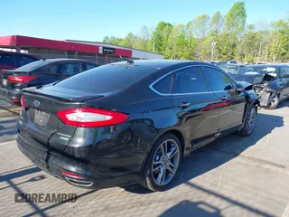 2013 Ford Fusion Titanium with VIN 3FA6P0K99DR374510, listed as a IAAI auction lot 42050026 with 133,227 mi miles and . Bid and sale history available at DreamBid. Image 4.