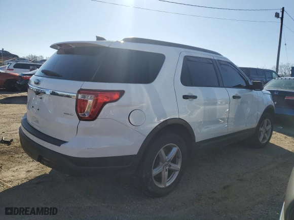 2018 Ford Explorer with VIN 1FM5K8B80JGC01967, listed as a Copart auction lot 44758715 with 0 mi miles and Salvage Title. Bid and sale history available at carsss.com. Image 3.