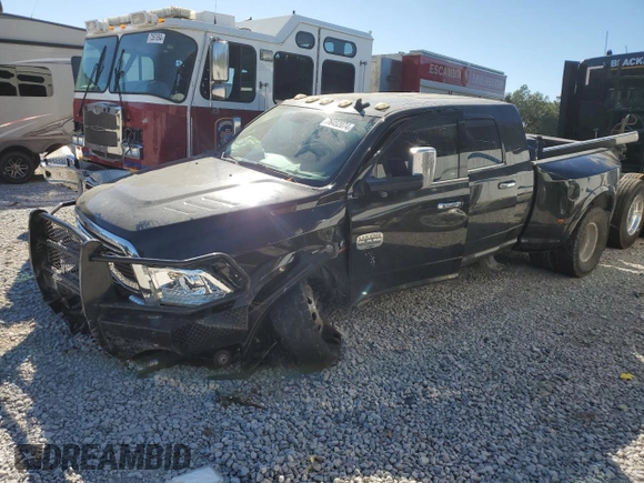 2017 Ram 3500 Longhorn with VIN 3C63RRNL6HG627505, listed as a Copart auction lot 76452074 with 171,930 mi miles and Salvage Title. Bid and sale history available at carsss.com. Image 1.