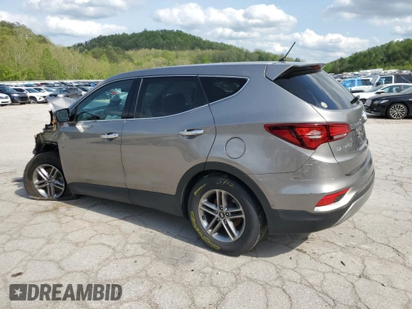 2018 Hyundai Santa Fe 2.4L z VIN 5NMZTDLB9JH079656, wystawiony jako Copart lot #54256175 z przebiegiem 100 678 mil mil oraz Szkoda całkowita • Salvage title. Historia ofert i sprzedaży dostępna na DreamBid. Obrazek 2.