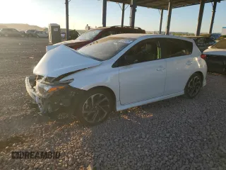 2016 Scion iM with VIN JTNKARJEXGJ503362, listed as a Copart auction lot 53494635 with 123,342 mi miles and Salvage Title. Bid and sale history available at carsss.com. Image 1.