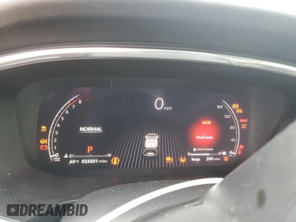 2022 Acura MDX w/Technology Package with VIN 5J8YE1H49NL037704, listed as a Copart auction lot 84958354 with 23,331 mi miles and Salvage Title. Bid and sale history available at carsss.com. Image 9.
